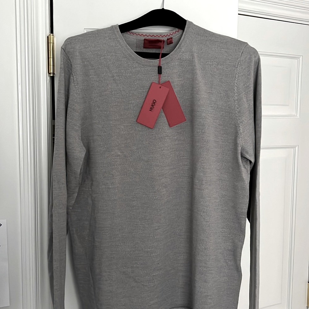 Hugo boss merino wool sweater. Never worn. New with tags.